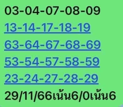 หวยหุ้น 29/11/66 ชุดที่ 1