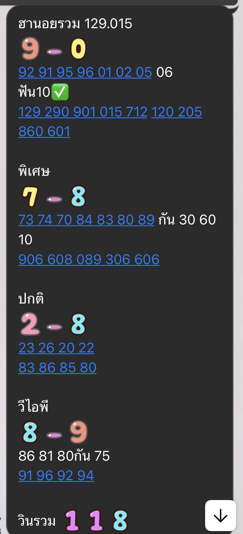 หวยฮานอย 30/11/66 ชุดที่ 5