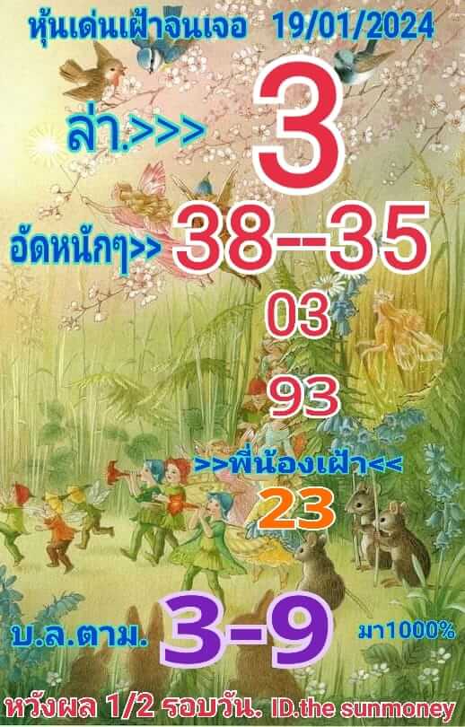 หวยหุ้น 19/1/67 ชุดที่ 6