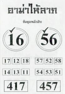 หวยอาม่าให้ลาภ 17/1/67