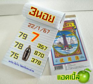 หวยฮานอย 22/1/67 ชุดที่ 10