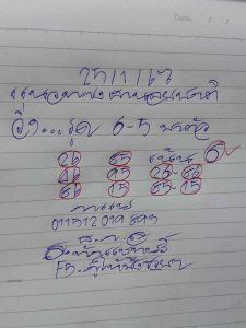 หวยฮานอย 25/1/67 ชุดที่ 6