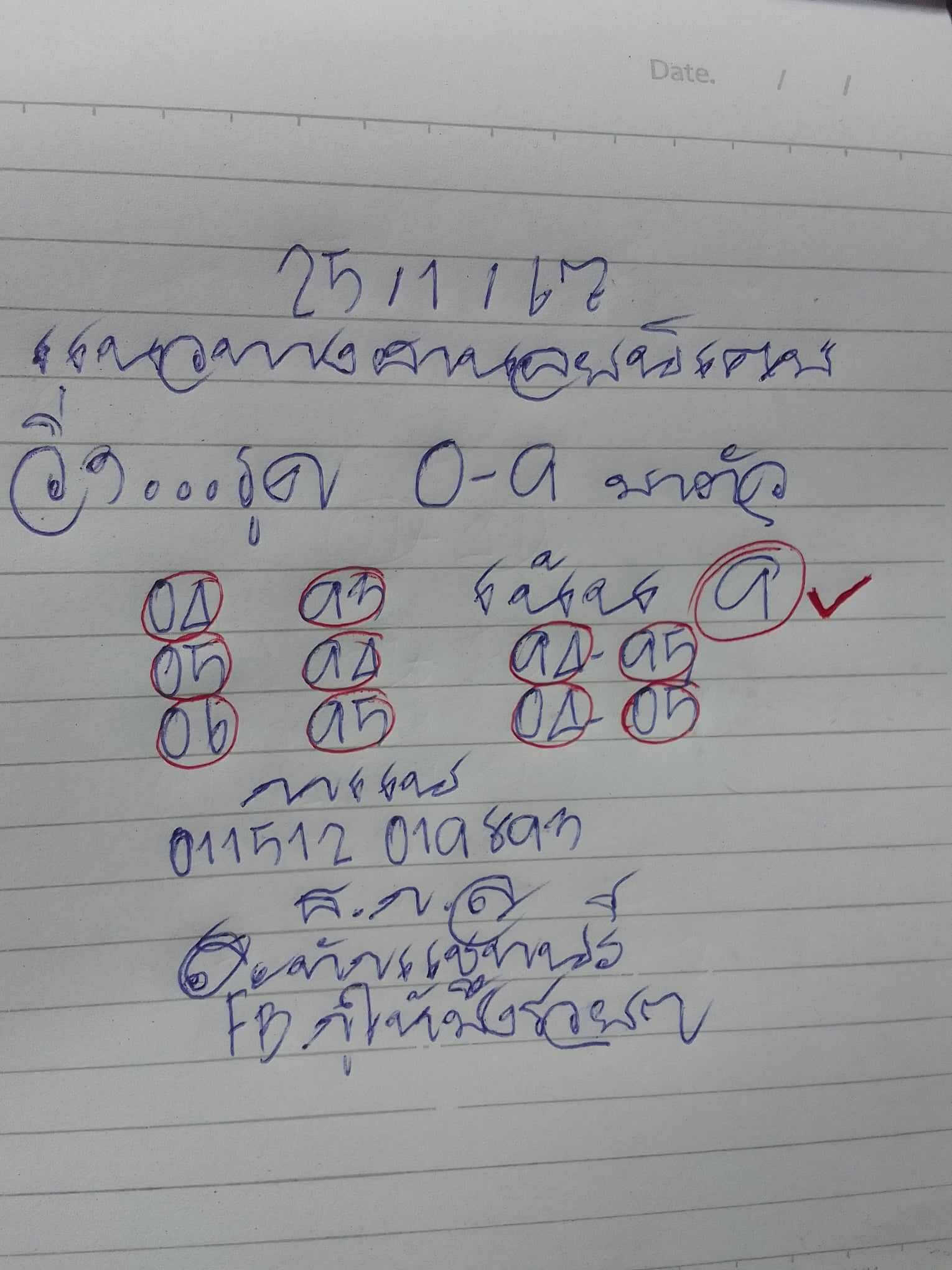 หวยฮานอย 25/1/67 ชุดที่ 7