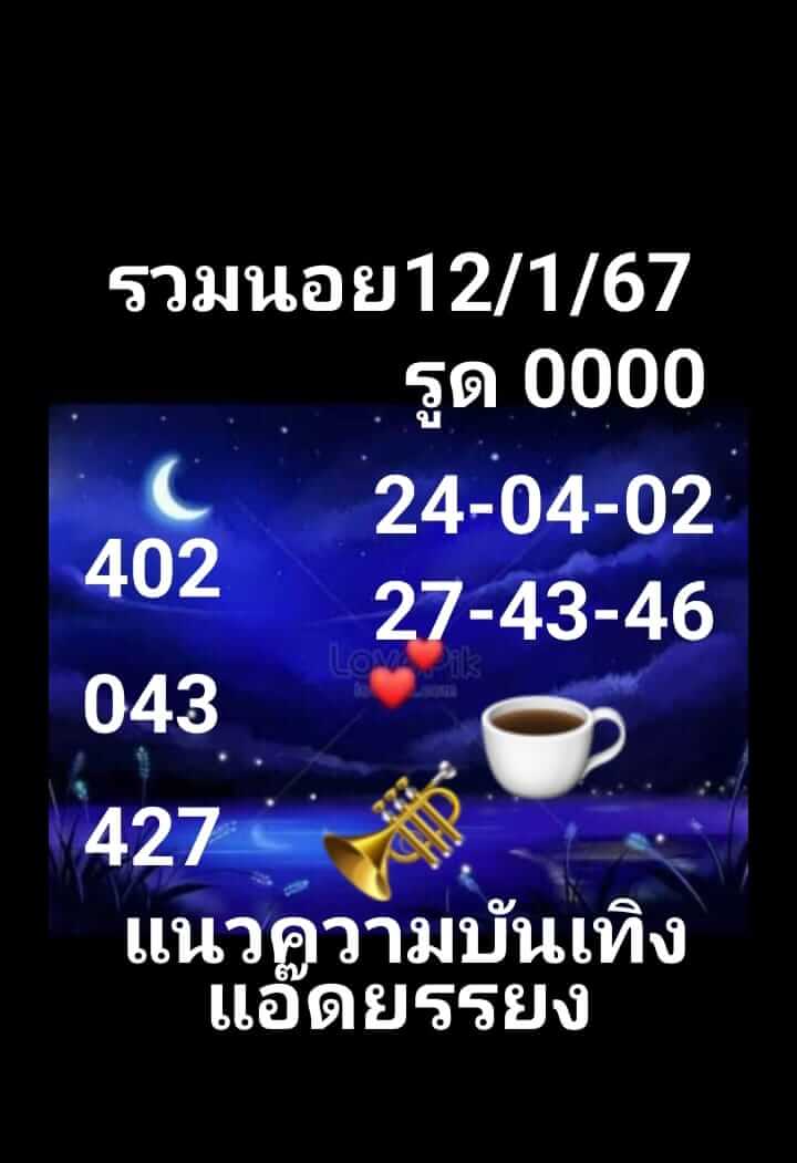 หวยฮานอย 12/1/67 ชุดที่ 8