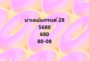 หวยมาเลย์ 28/2/67 ชุดที่ 4