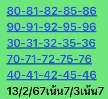 หวยหุ้น 13/2/67 ชุดที่ 5