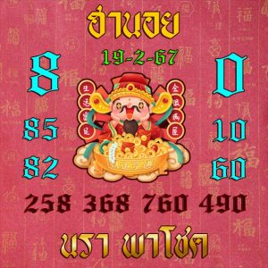 หวยฮานอย 19/2/67 ชุดที่ 2