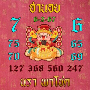 หวยฮานอย 6/2/67 ชุดที่ 7