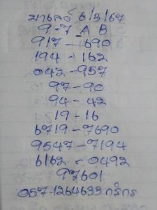 หวยมาเลย์ 6/3/67 ชุดที่ 7