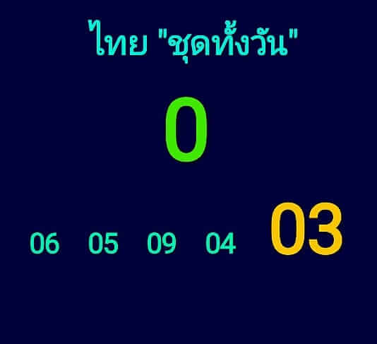 หวยหุ้น 1/3/67 ชุดที่ 1