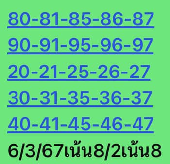 หวยหุ้น 6/3/67 ชุดที่ 10