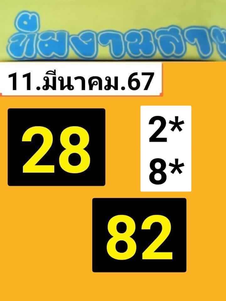 หวยหุ้น 11/3/67 ชุดที่ 10