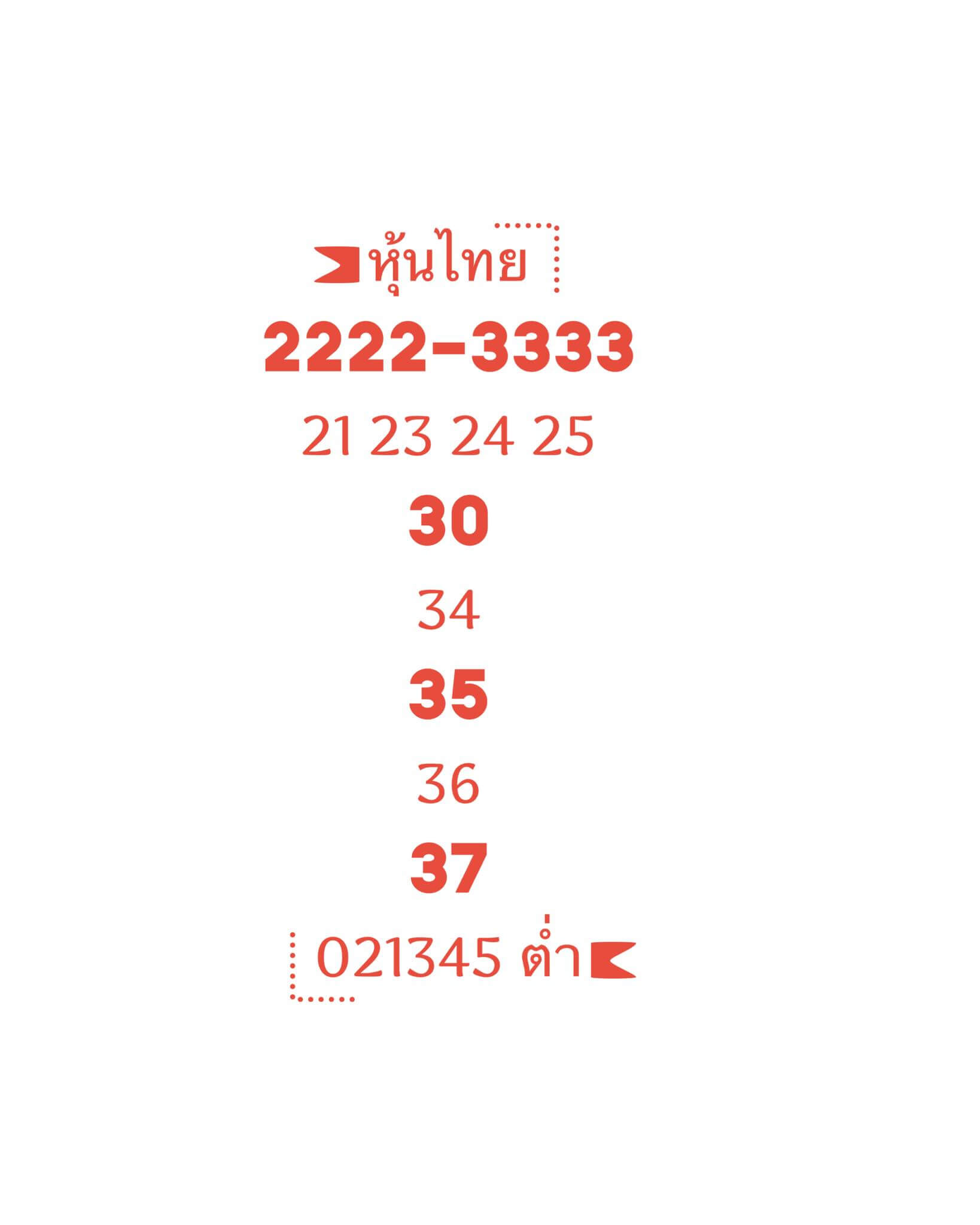 หวยหุ้น 25/3/67 ชุดที่ 3