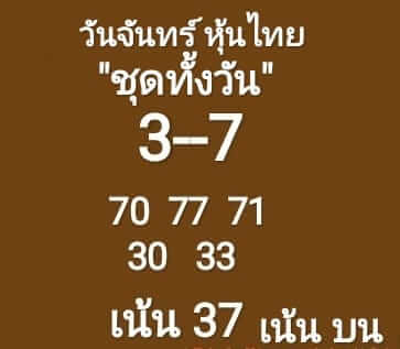 หวยหุ้น 25/3/67 ชุดที่ 4