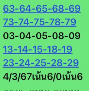 หวยหุ้น 4/3/67 ชุดที่ 9