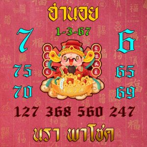 หวยฮานอย 1/3/67 ชุดที่ 3