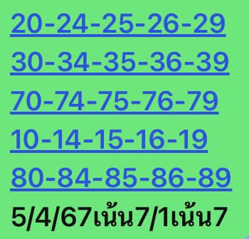 หวยหุ้น 5/4/67 ชุดที่ 5