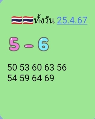 หวยหุ้น 25/4/67 ชุดที่ 8