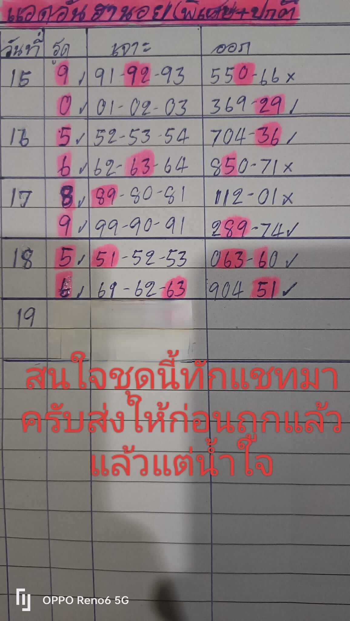 หวยฮานอย 19/4/67 ชุดที่ 6