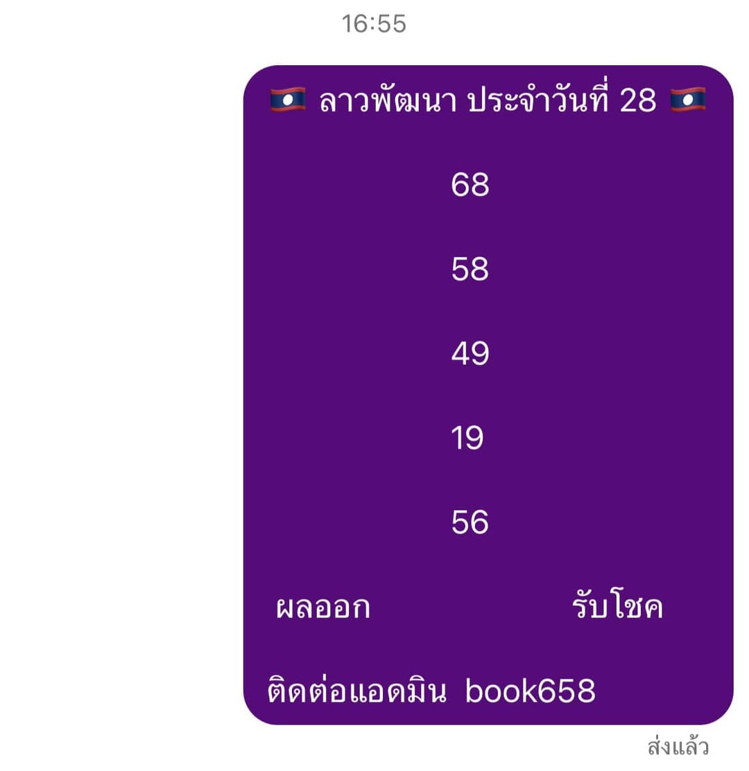 หวยลาว 28/4/68-4