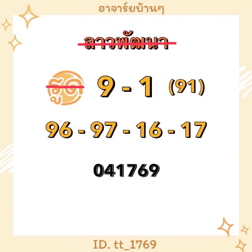 หวยลาว 28/4/68-2
