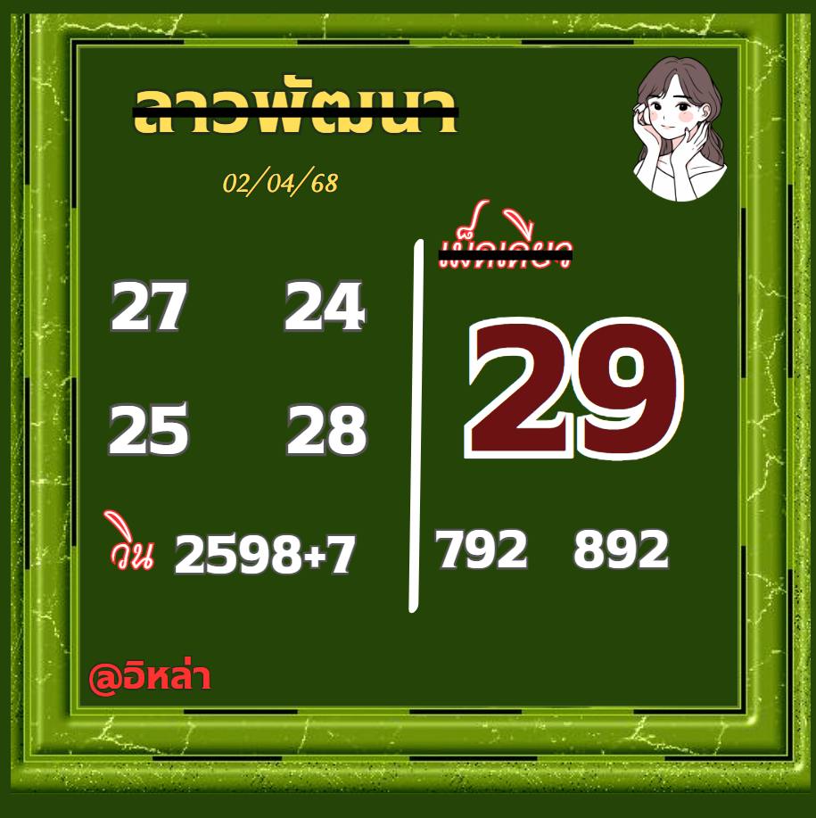 หวยลาว 2/5/68-3