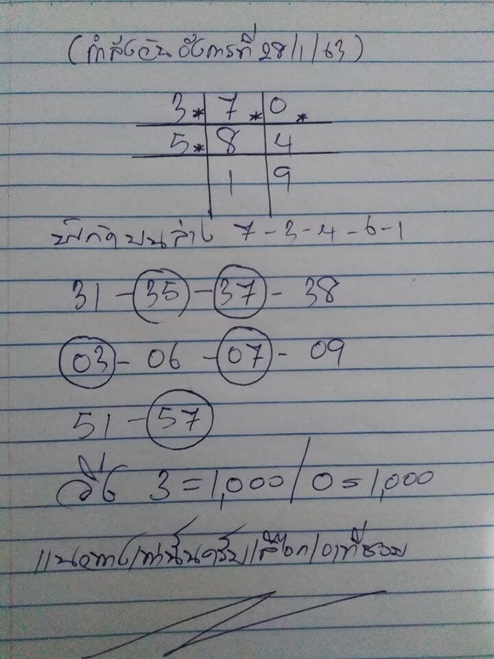 หวยมาเลย์ ชุดที่3 3