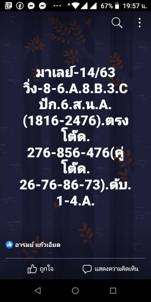 หวยมาเลย์ ชุดที่8 15