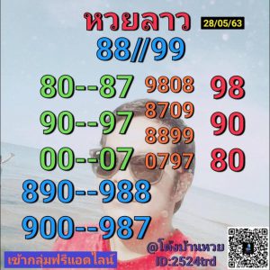 หวยลาว 28/5/63 ชุดที่ 5