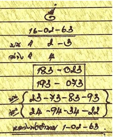 หวยหลวงพ่อเงิน 16/2/63