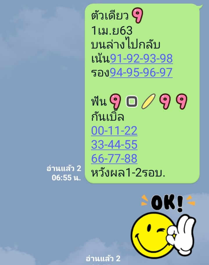 หวยหุ้น 1/4/63 แนวทางหุ้นไทยทั้งวัน ชุดที่1