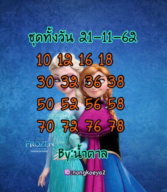 หวยหุ้น 21/11/62 รวมเลขเด็ดหวยหุ้นไทย ชุดที่1