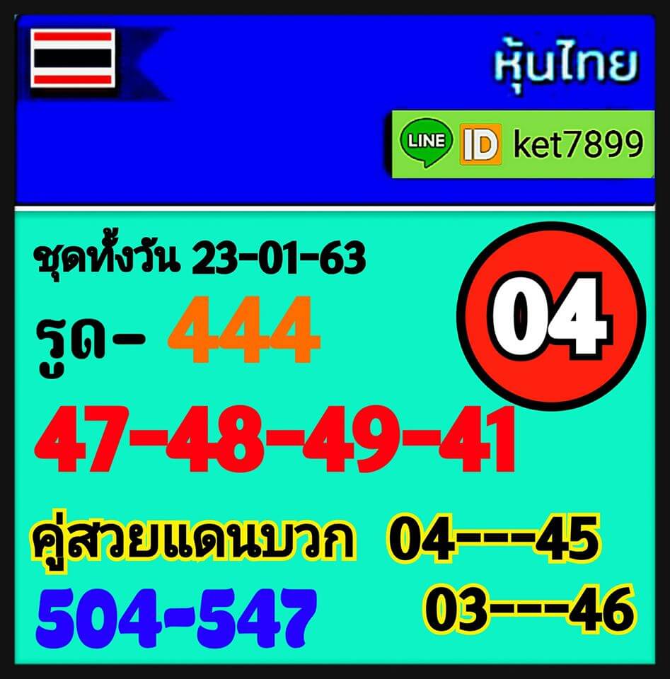 หวยหุ้น ชุดที่6 64