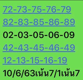 หวยหุ้น 10/6/63 ชุดที่ 7