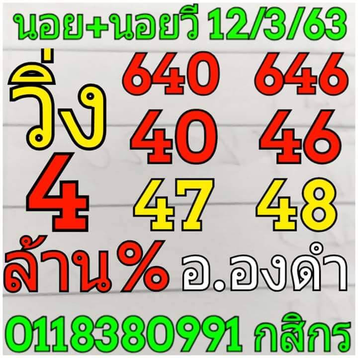 หวยฮานอย 12/3/63 รวมชุดหวยแม่น