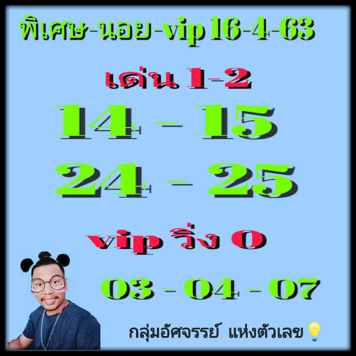 หวยฮานอย 16/4/63 แนวทางหวยแม่น ชุดที่1