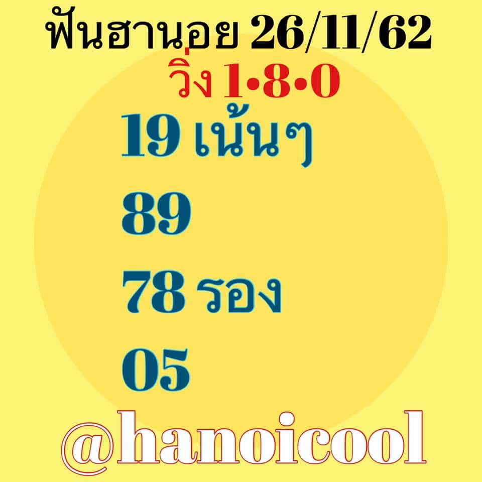 หวยฮานอย ชุดที่3 31