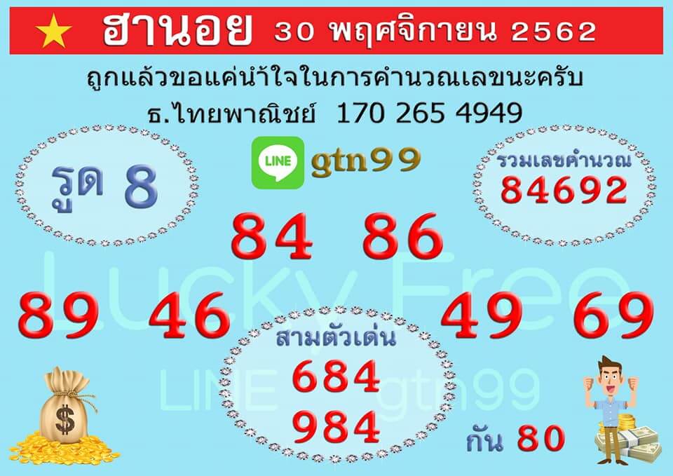 หวยฮานอย ชุดที่3 35