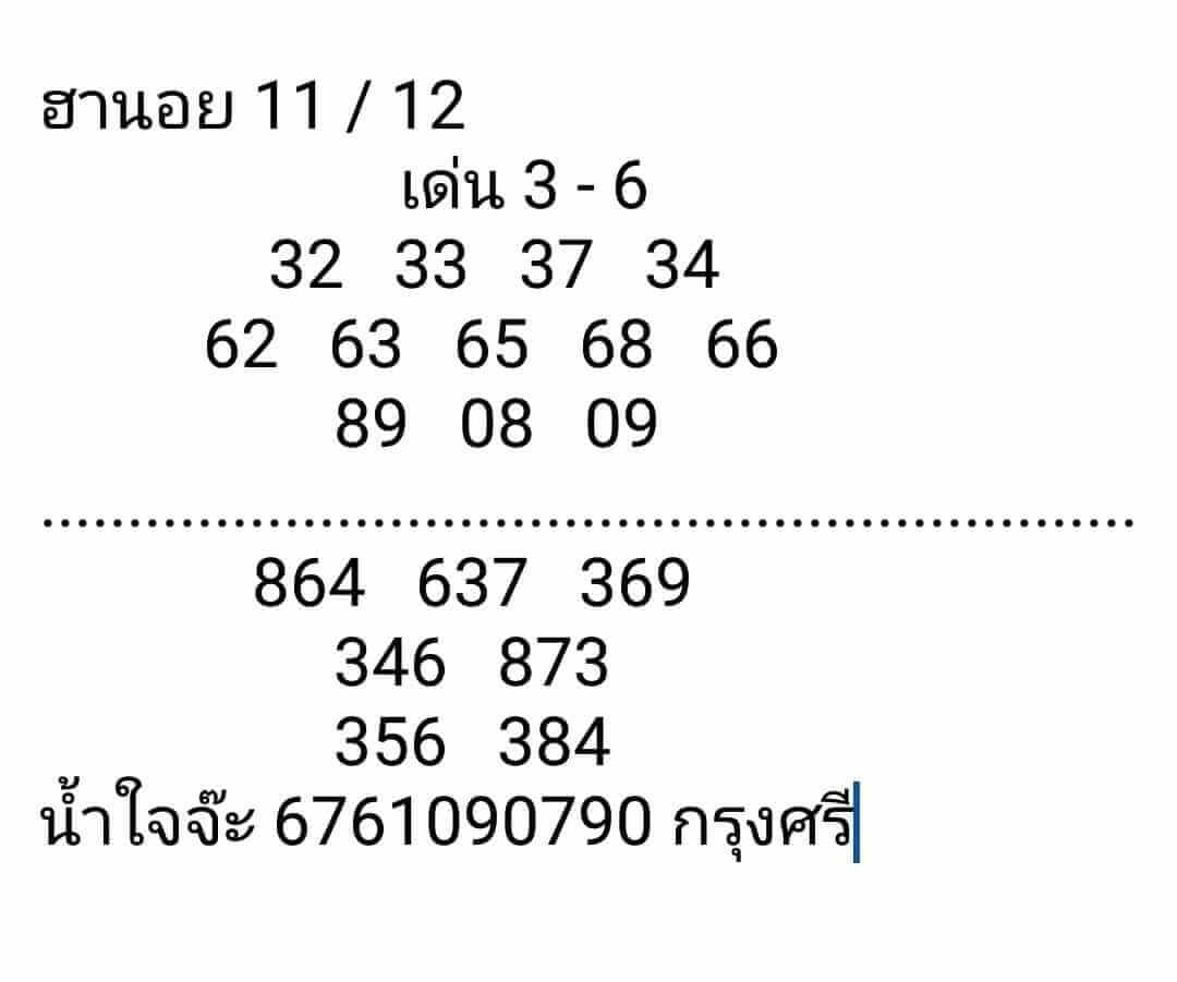 หวยฮานอย ชุดที่4 41