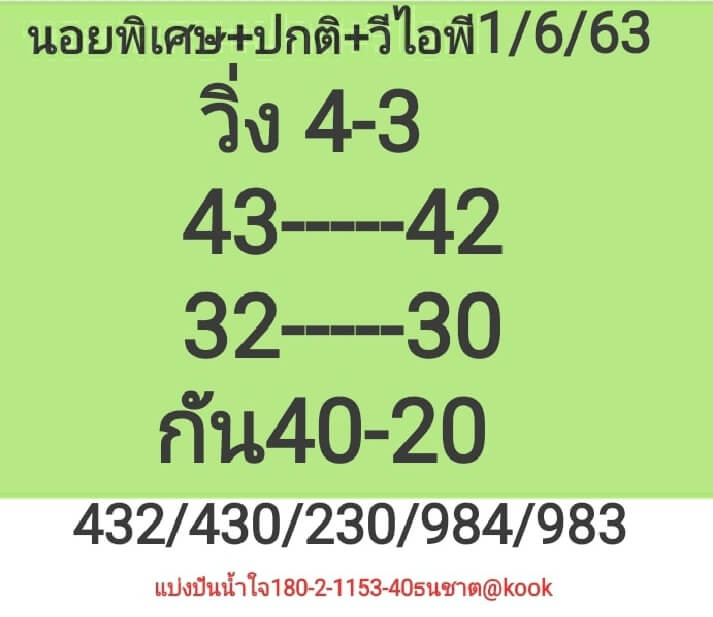 หวยฮานอย 1/6/63 ชุดที่ 2