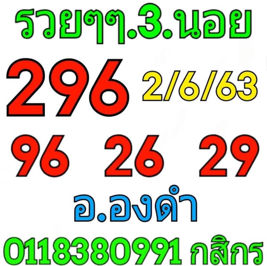 หวยฮานอย 2/6/63 ชุดที่ 2