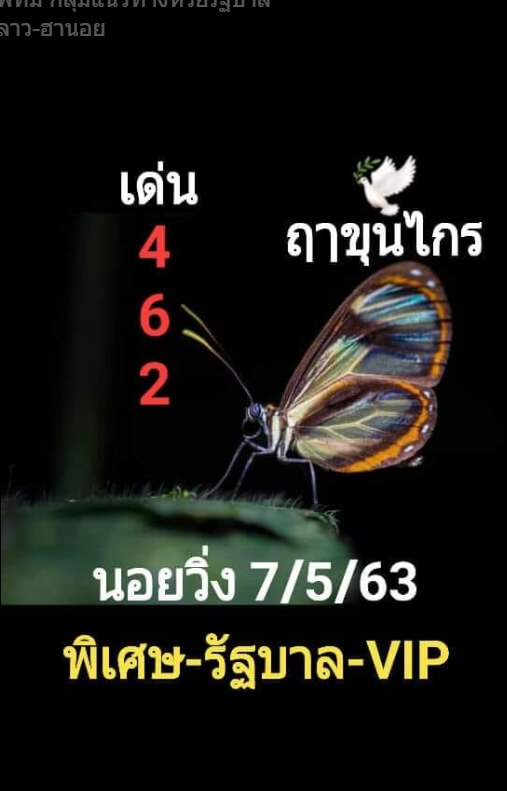 หวยฮานอย 7/5/63 ชุดที่ 3